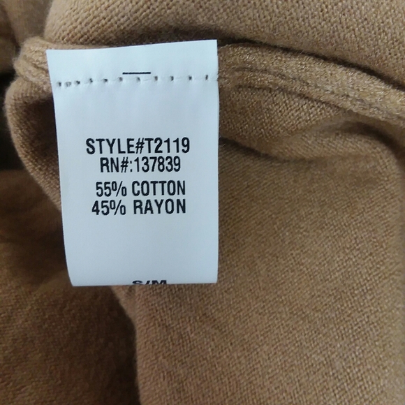 5 For $20.00 Dreamers by Debut Ribbed Foldover Neckline/Off Shoulder Sweater - Picture 11 of 12